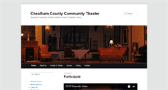 Desktop Screenshot of cheathamtheater.org