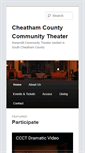 Mobile Screenshot of cheathamtheater.org
